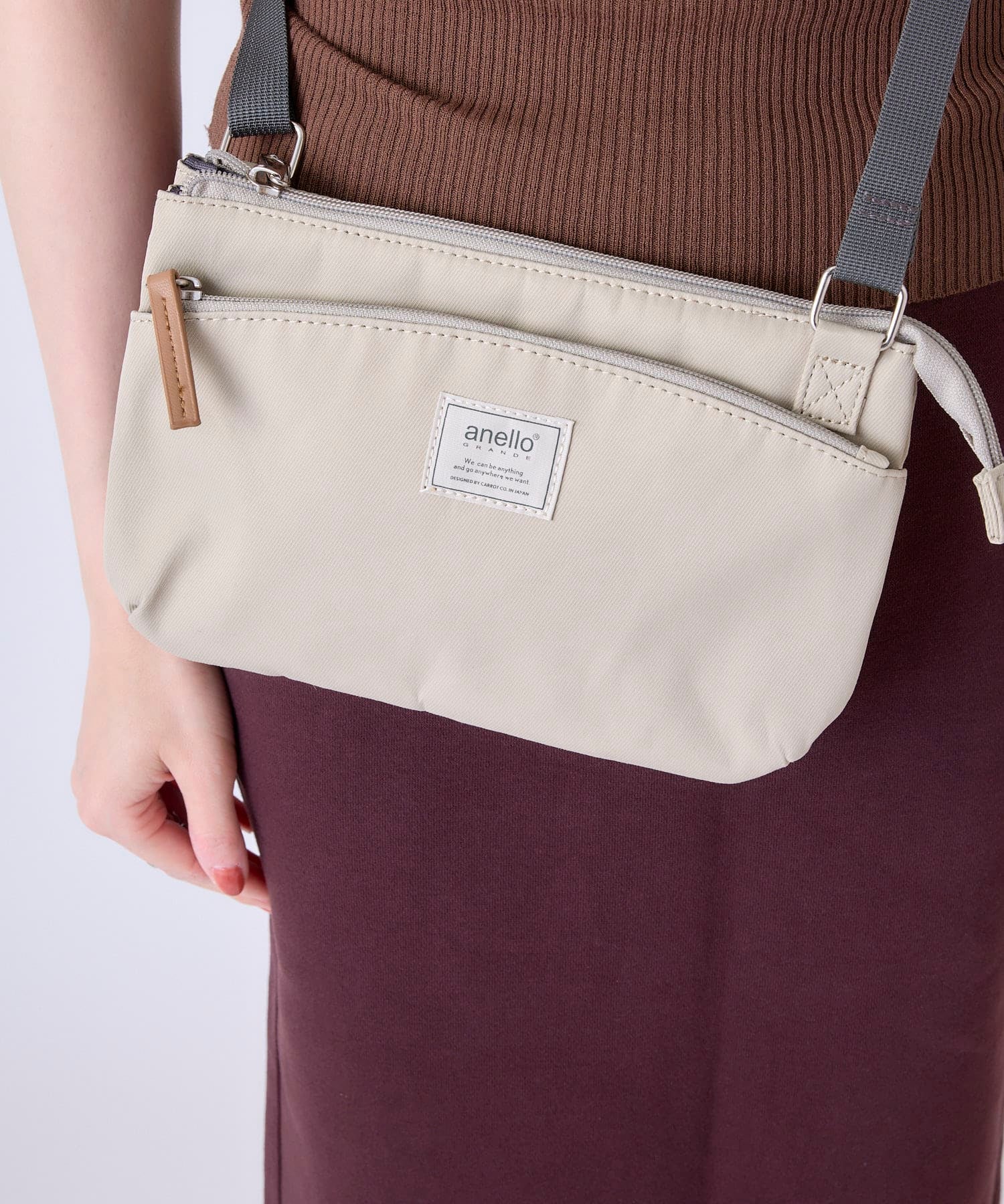 anello GRANDE ショルダーバッグ 軽量 多収納 mini motte GHM0556