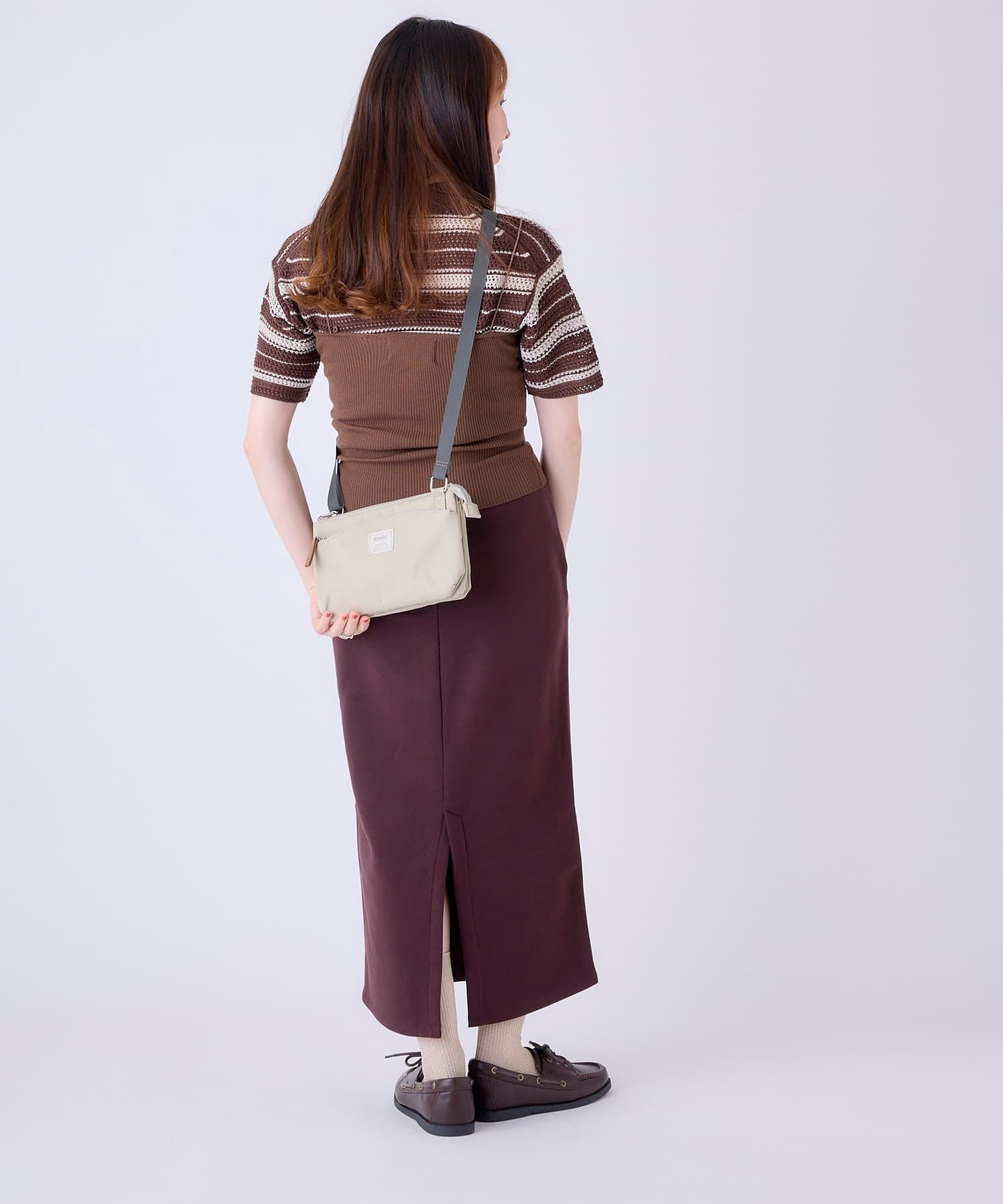 anello GRANDE ショルダーバッグ 軽量 多収納 mini motte GHM0556