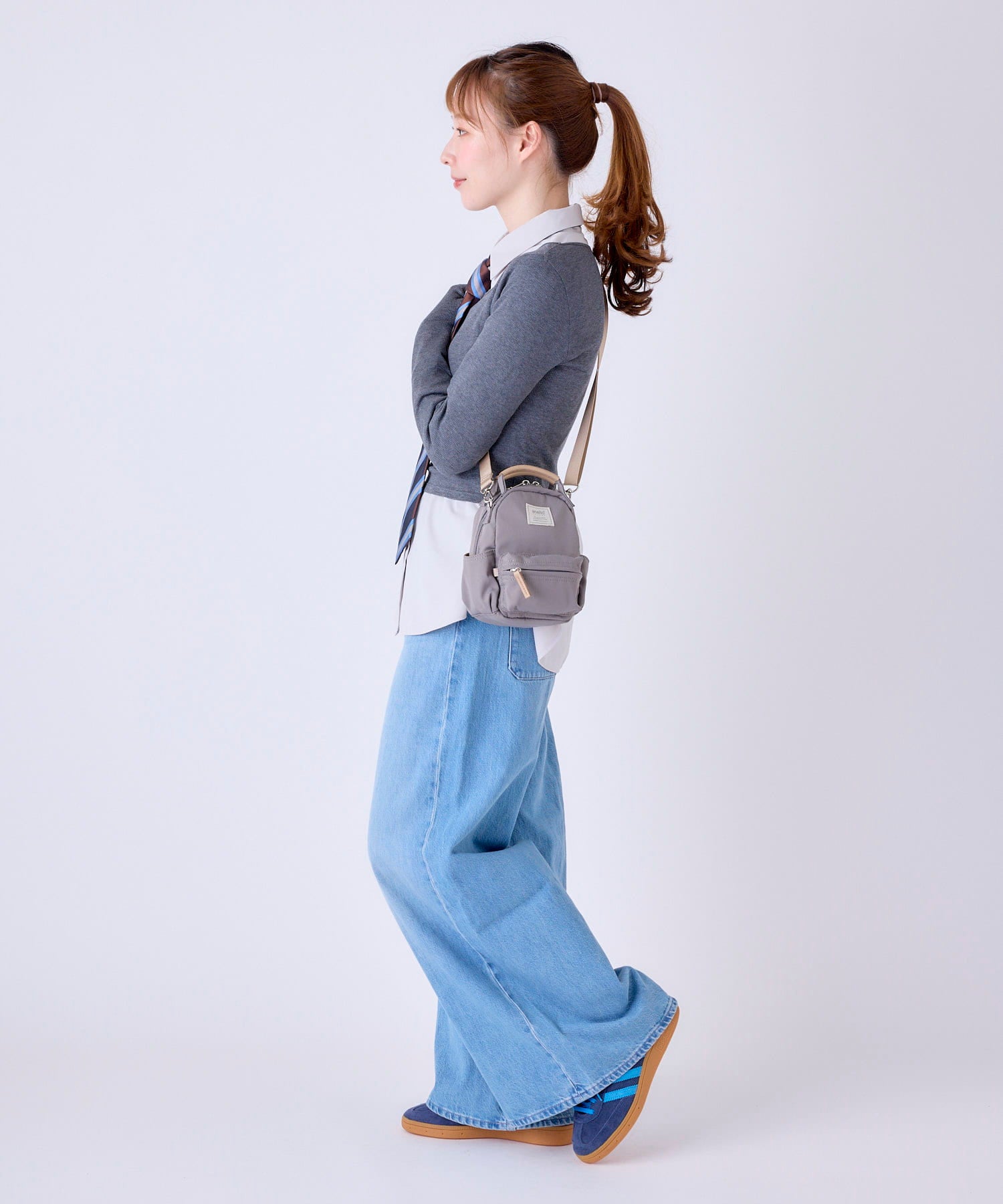 anello GRANDE ショルダーバッグ 軽量 2WAY mini motte GHM0559