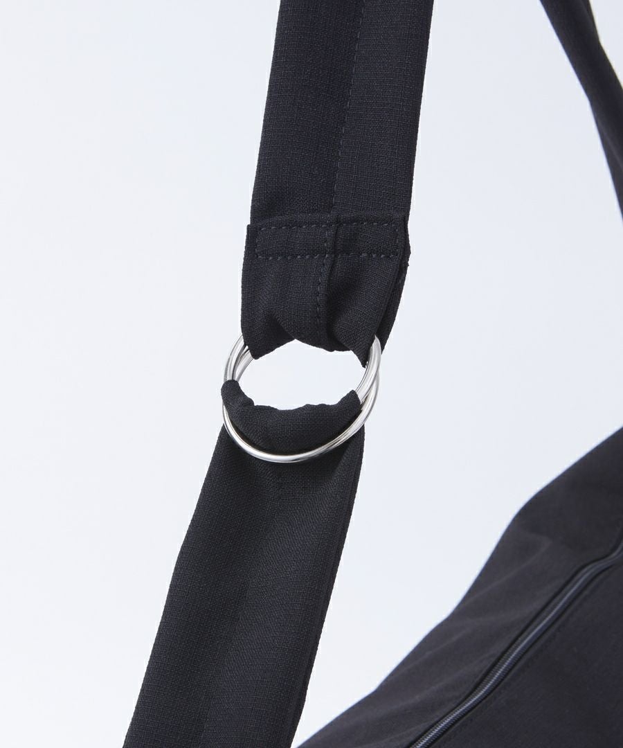 Legato Largo ショルダーバッグ  A4 ハンモックバッグ　リネン調ポリ LG-F3114