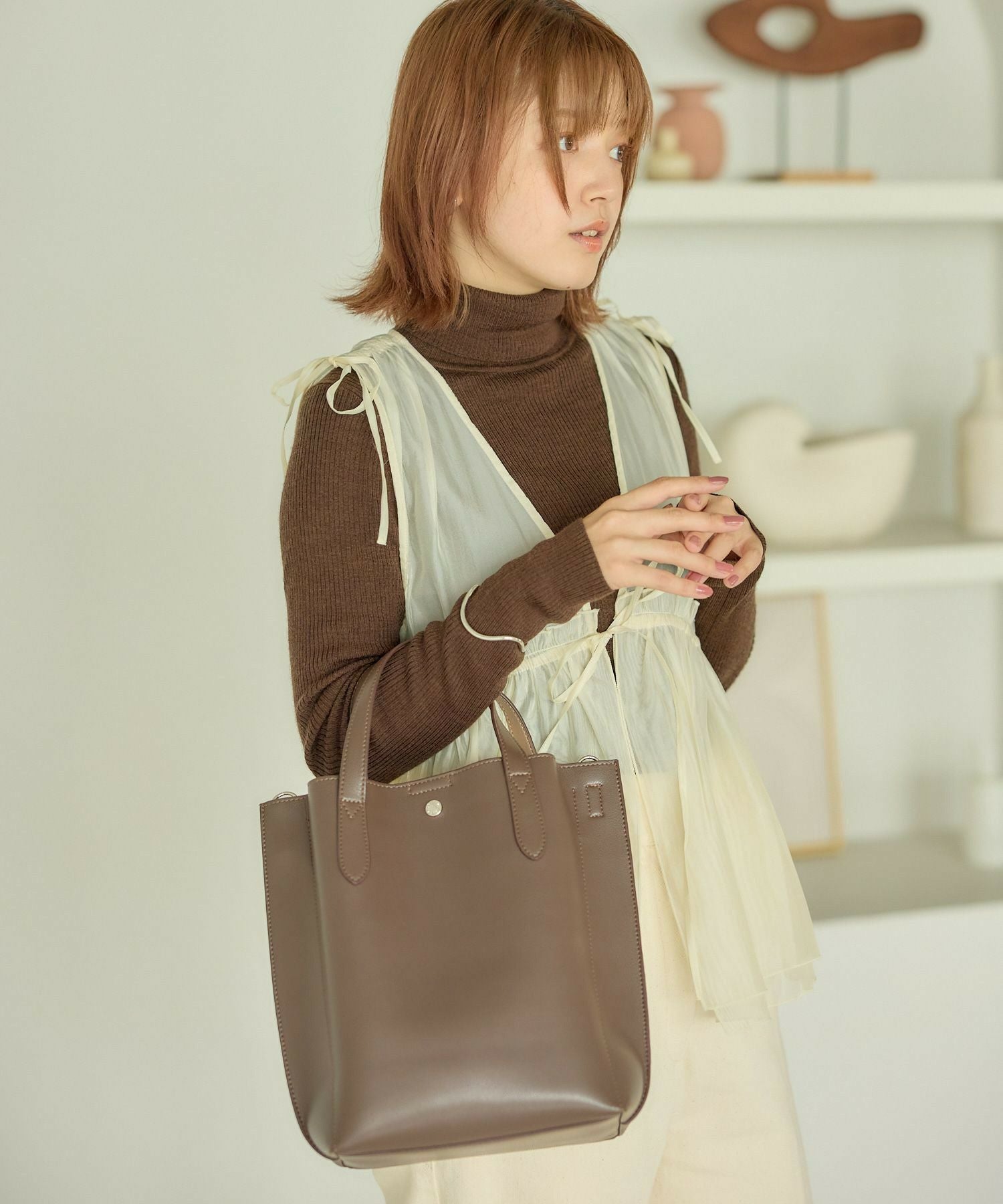 Legato Largo トートバッグ 軽量 2WAY A5 かるいかばん LG-P0117