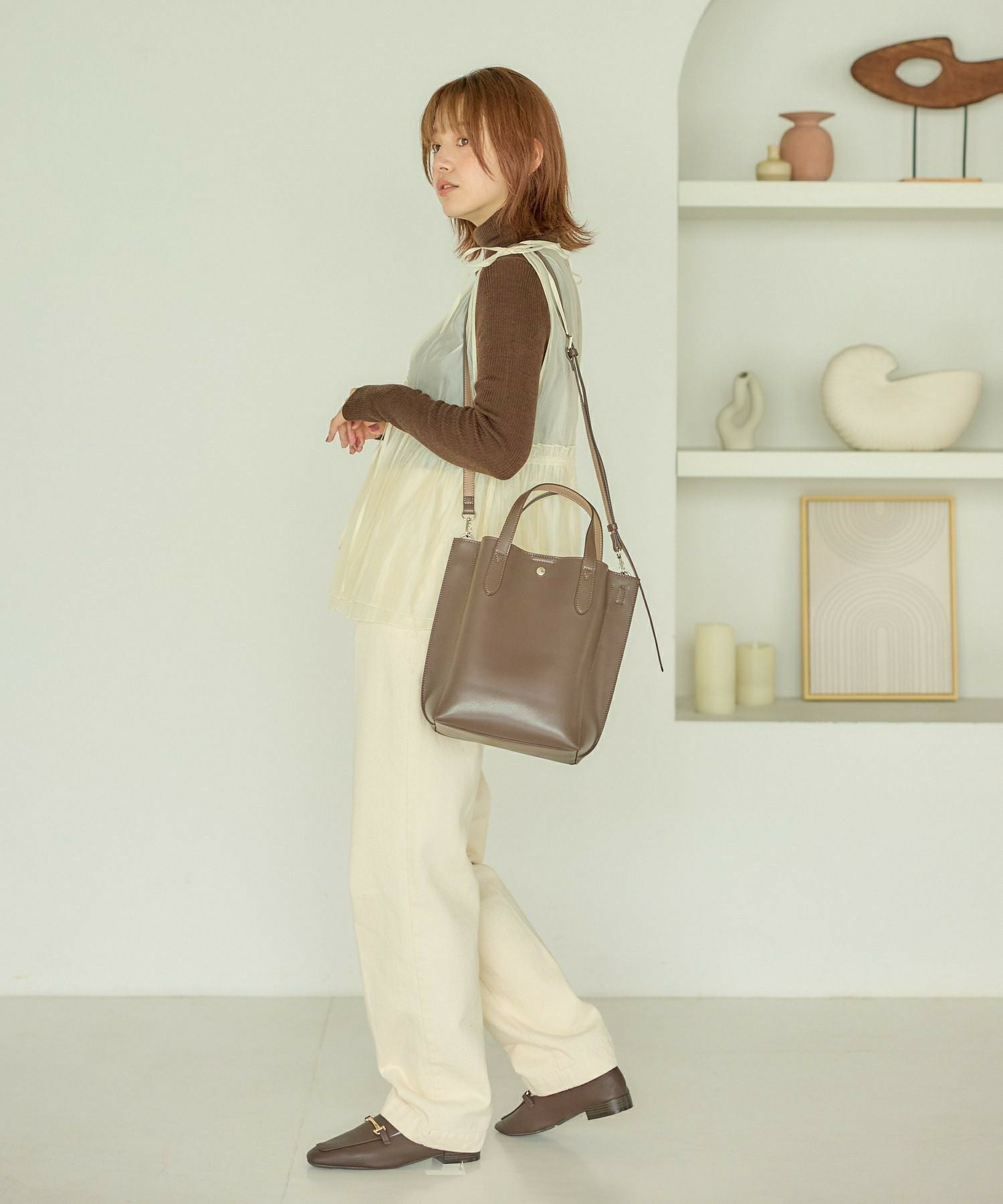 Legato Largo トートバッグ 軽量 2WAY A5 かるいかばん LG-P0117