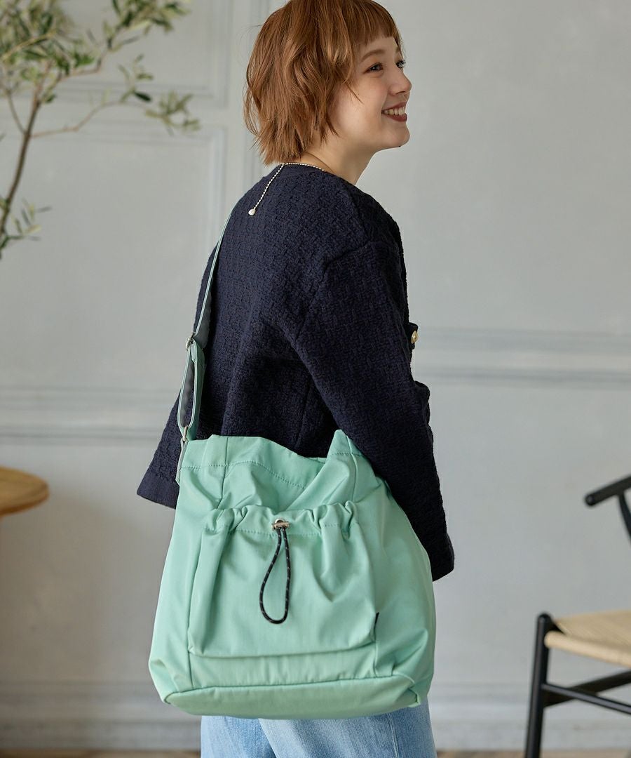 Legato Largo ショルダーバッグ 撥水 A4 ドロストバッグ LI-E1625