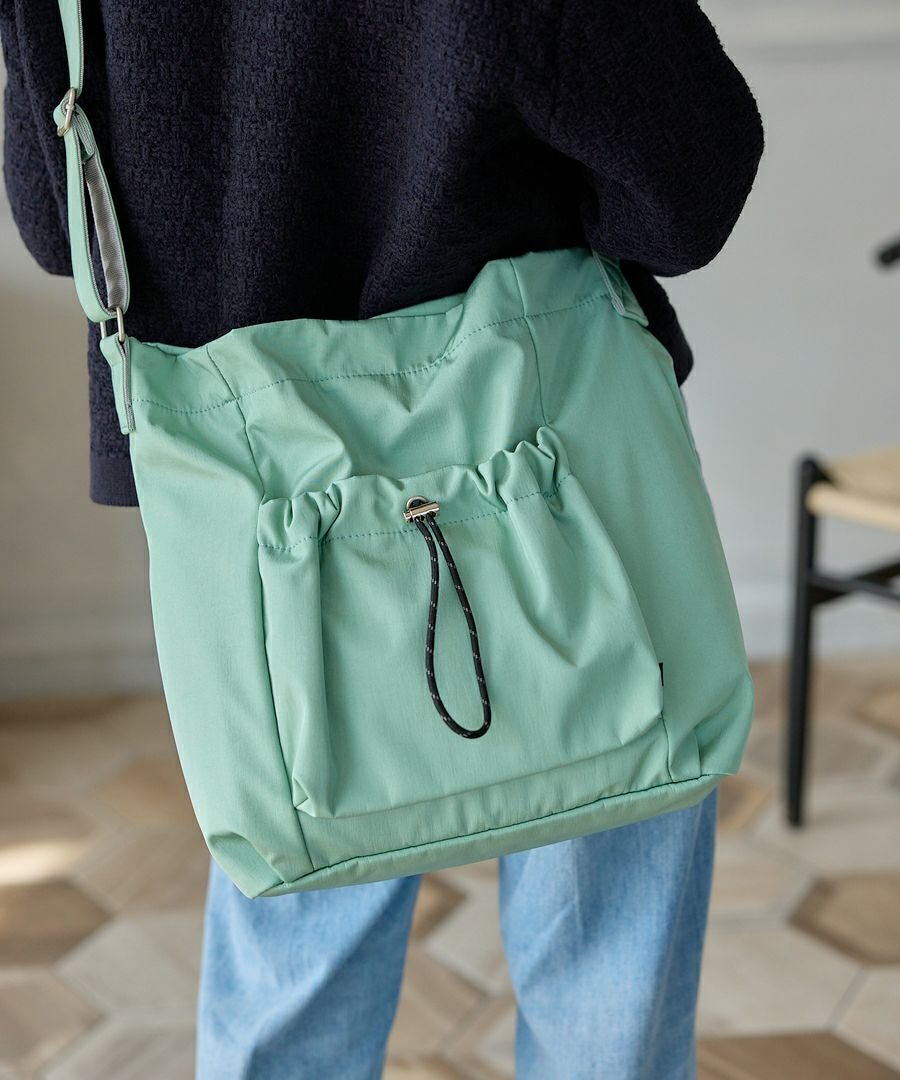 Legato Largo ショルダーバッグ 撥水 A4 ドロストバッグ LI-E1625