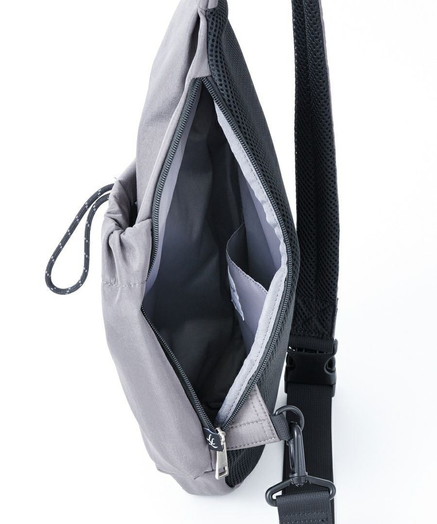 Legato Largo ボディバッグ ウエストポーチ 撥水 A5 ドロストバッグ LI-E1626