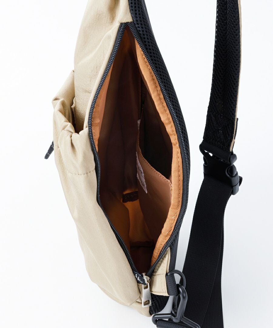 Legato Largo ボディバッグ ウエストポーチ 撥水 A5 ドロストバッグ LI-E1626