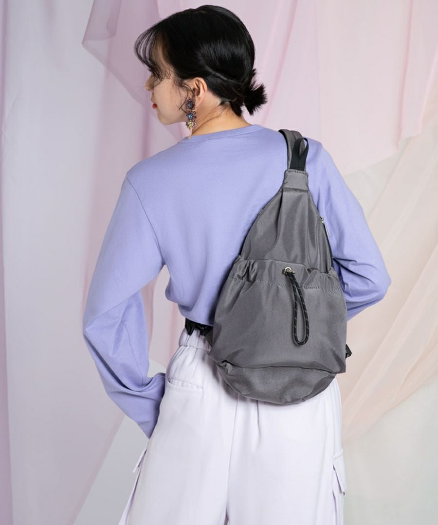 Legato Largo ボディバッグ ウエストポーチ 撥水 A5 ドロストバッグ LI-E1626