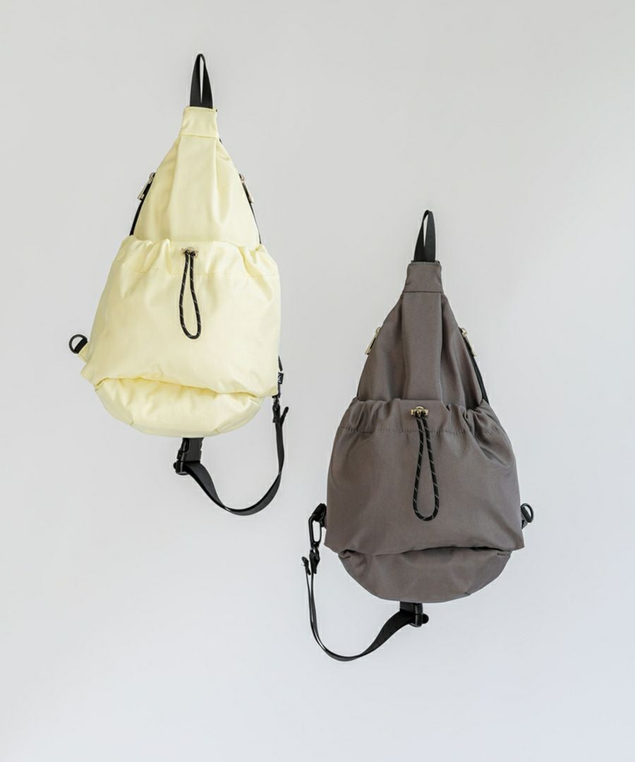 Legato Largo ボディバッグ ウエストポーチ 撥水 A5 ドロストバッグ LI-E1626