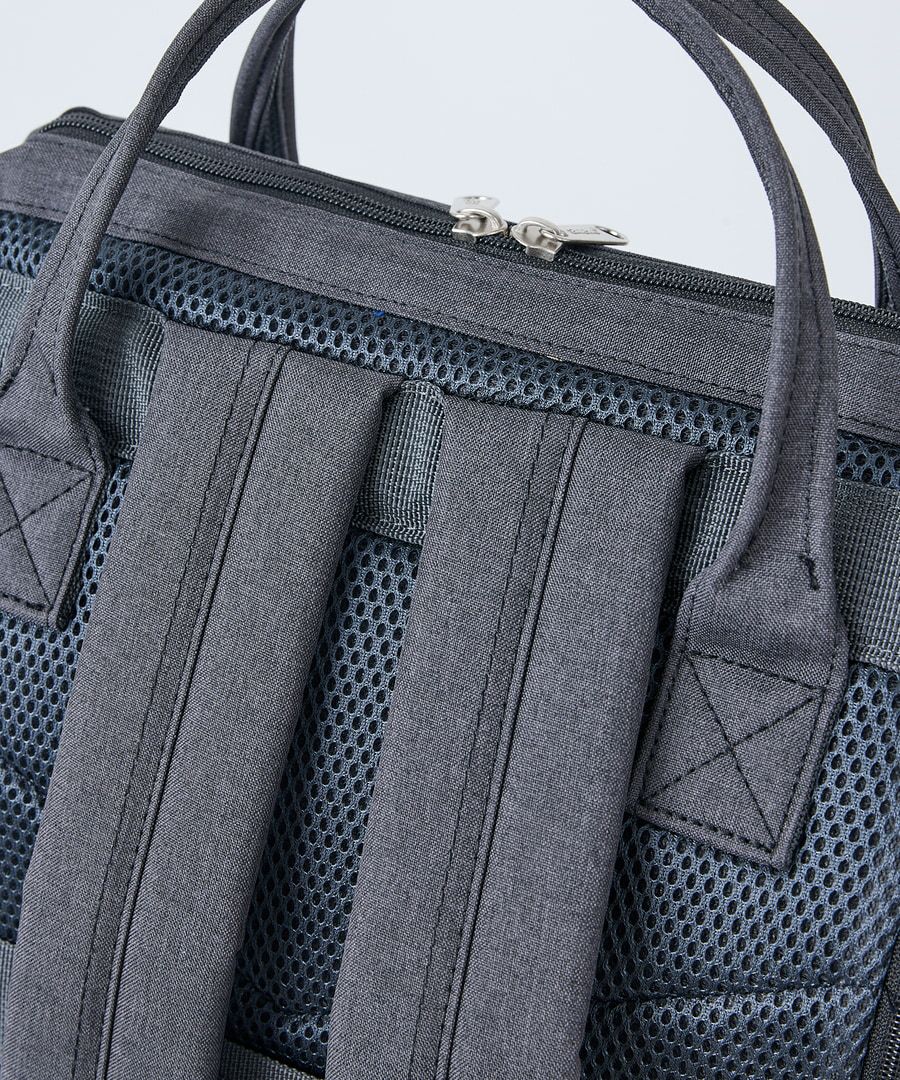 anello リュック バックパック 撥水 ﾘﾌﾟﾘｰﾌﾞ 多収納 10ﾎﾟｹ PC収納 A3 CB-HEATHER ATB4683