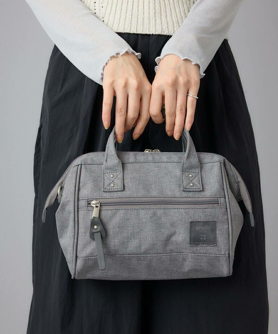 anello ショルダーバッグ 撥水 ﾘﾌﾟﾘｰﾌﾞ 2WAY A5 CB-HEATHER ATB4685