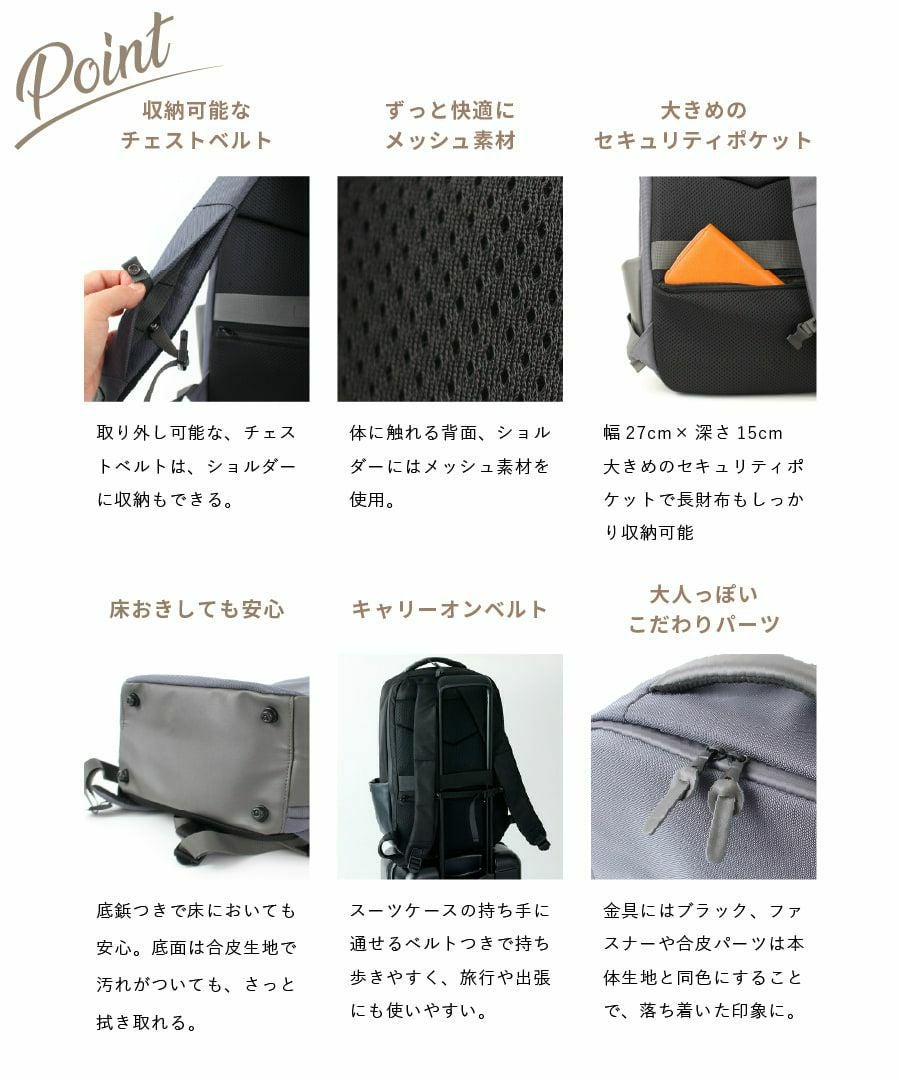 商品詳細 - 【公式限定/ 大容量】多機能スクエアリュック/Cliente