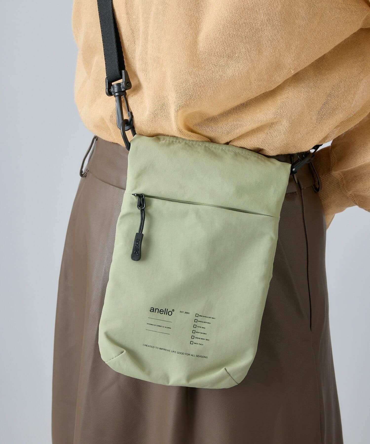 anello ショルダーバッグ 両面撥水 軽量 mini GUIDE ATH3561