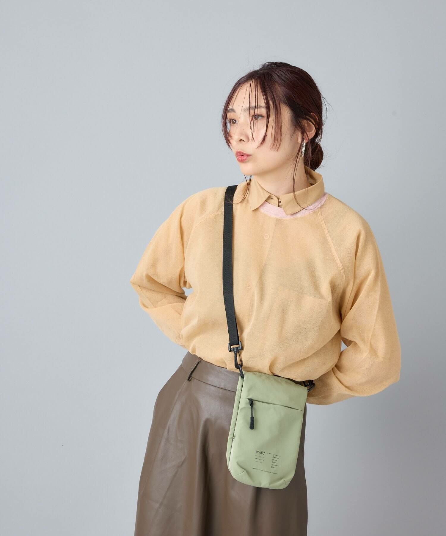 anello ショルダーバッグ 両面撥水 軽量 mini GUIDE ATH3561
