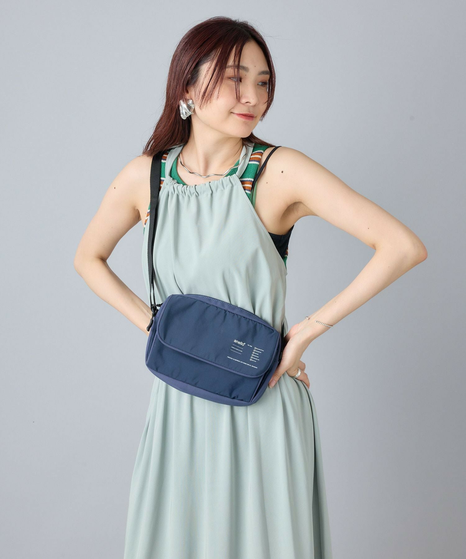 anello ショルダーバッグ 両面撥水 軽量 mini GUIDE ATH3562