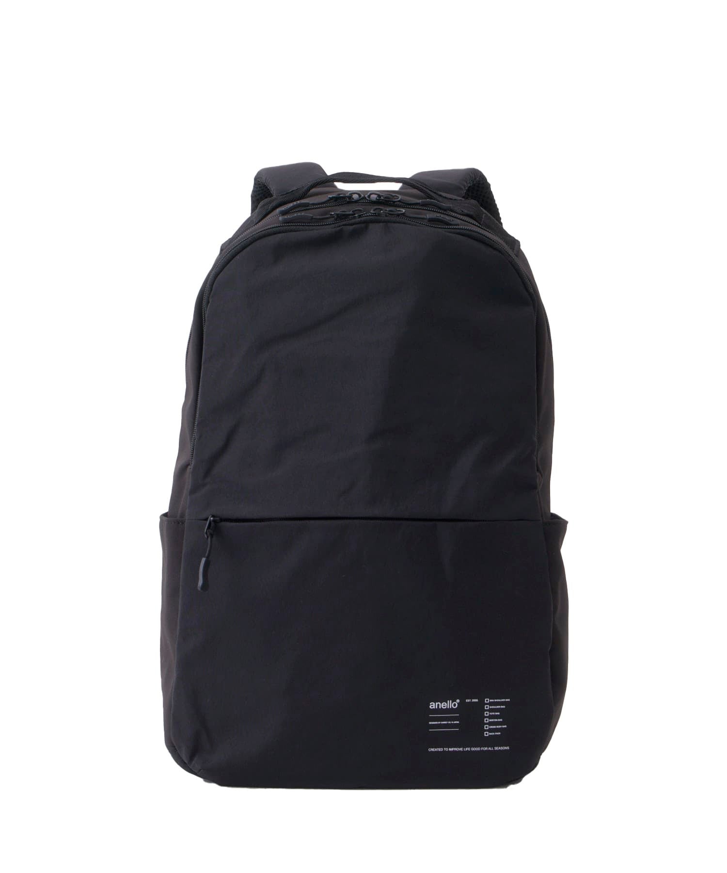 anello リュック バックパック 両面撥水 軽量 PC収納 10ポケット キャリーオン A4 GUIDE ATH3563