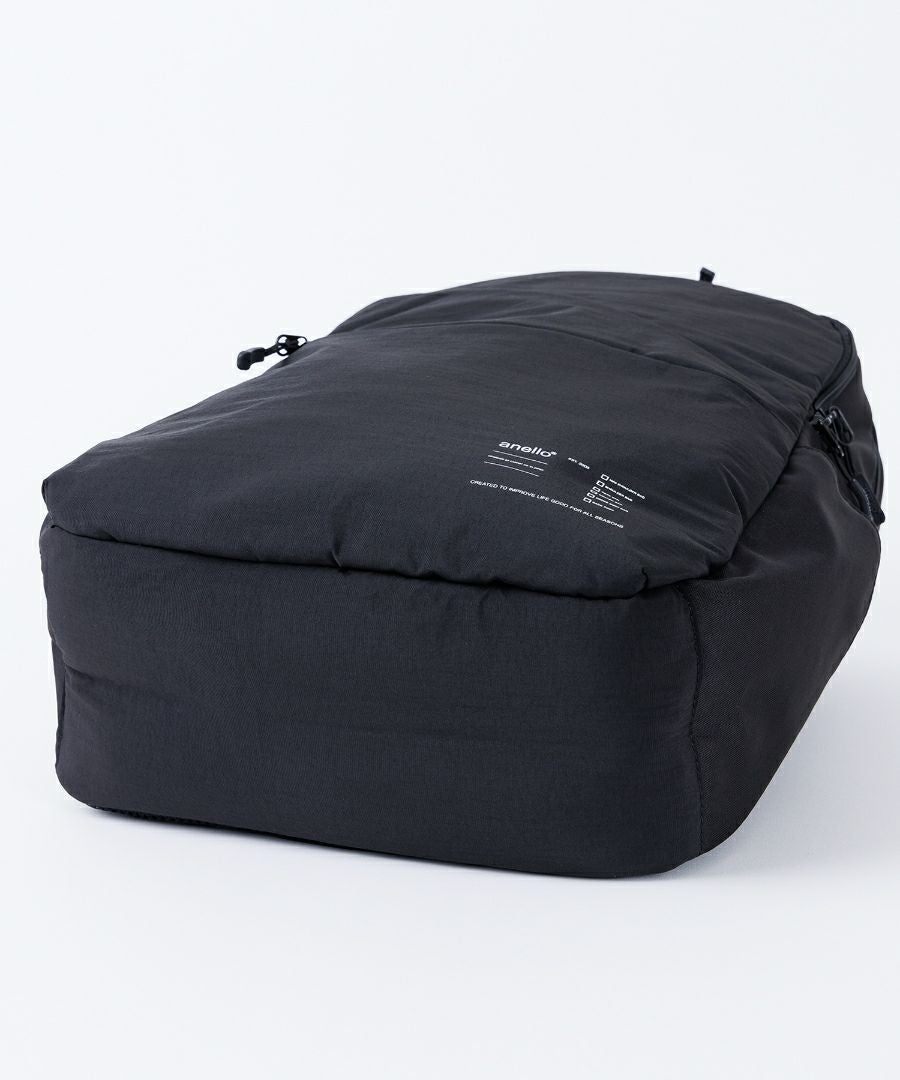 anello リュック バックパック 両面撥水 軽量 PC収納 10ポケット キャリーオン A4 GUIDE ATH3563