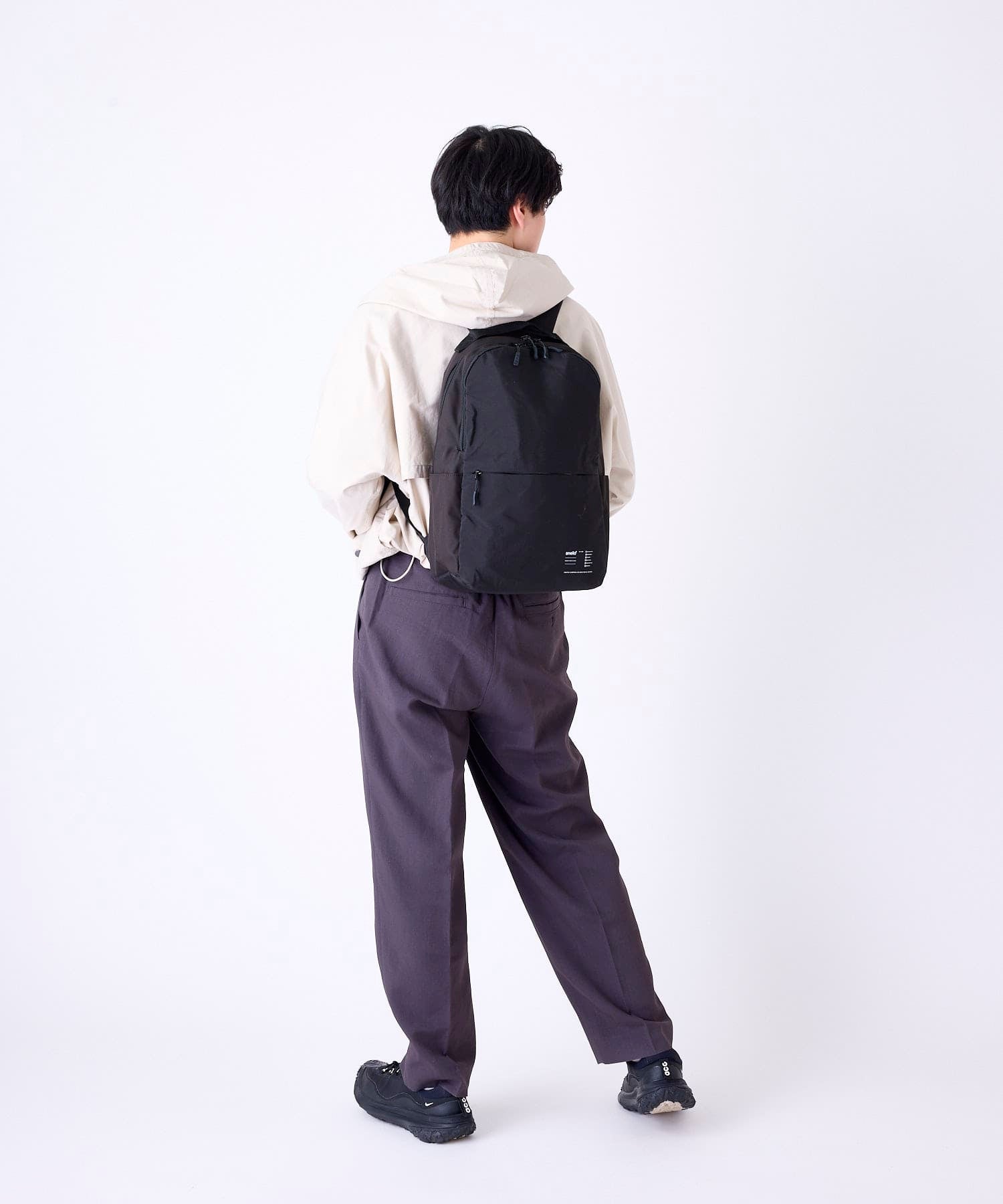 anello リュック バックパック 両面撥水 軽量 PC収納 10ポケット キャリーオン A4 GUIDE ATH3563