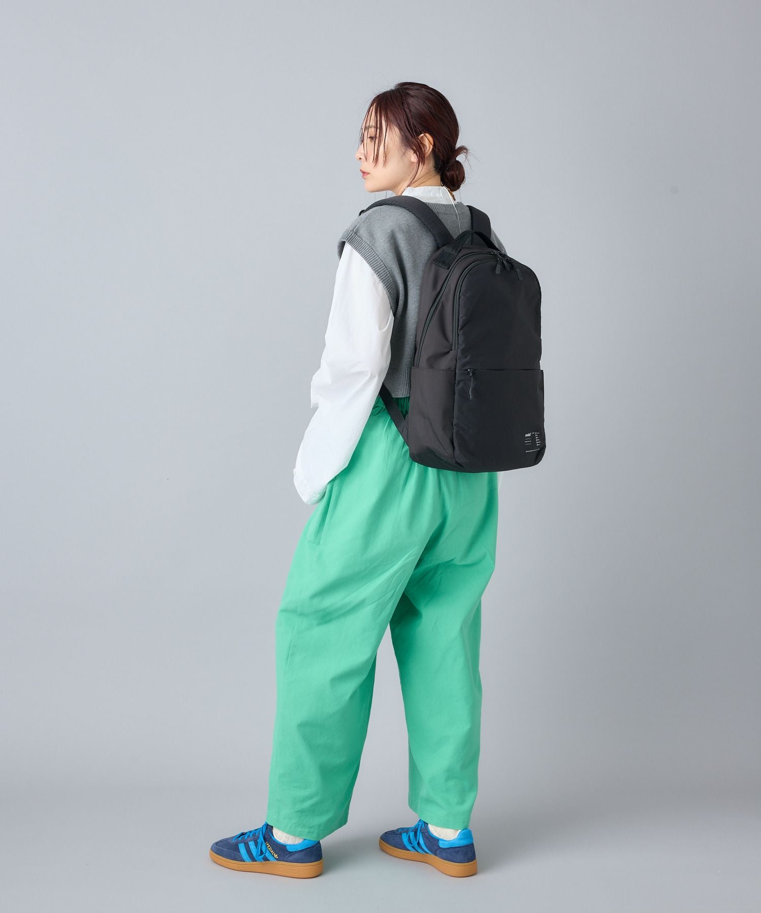 anello リュック バックパック 両面撥水 軽量 PC収納 10ポケット キャリーオン A4 GUIDE ATH3563