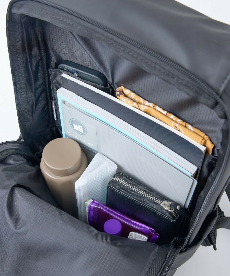 anello リュック バックパック 耐水 10ポケット PC収納 キャリーオン マグネットバックル A4 M.F.GAMMA ATS1281