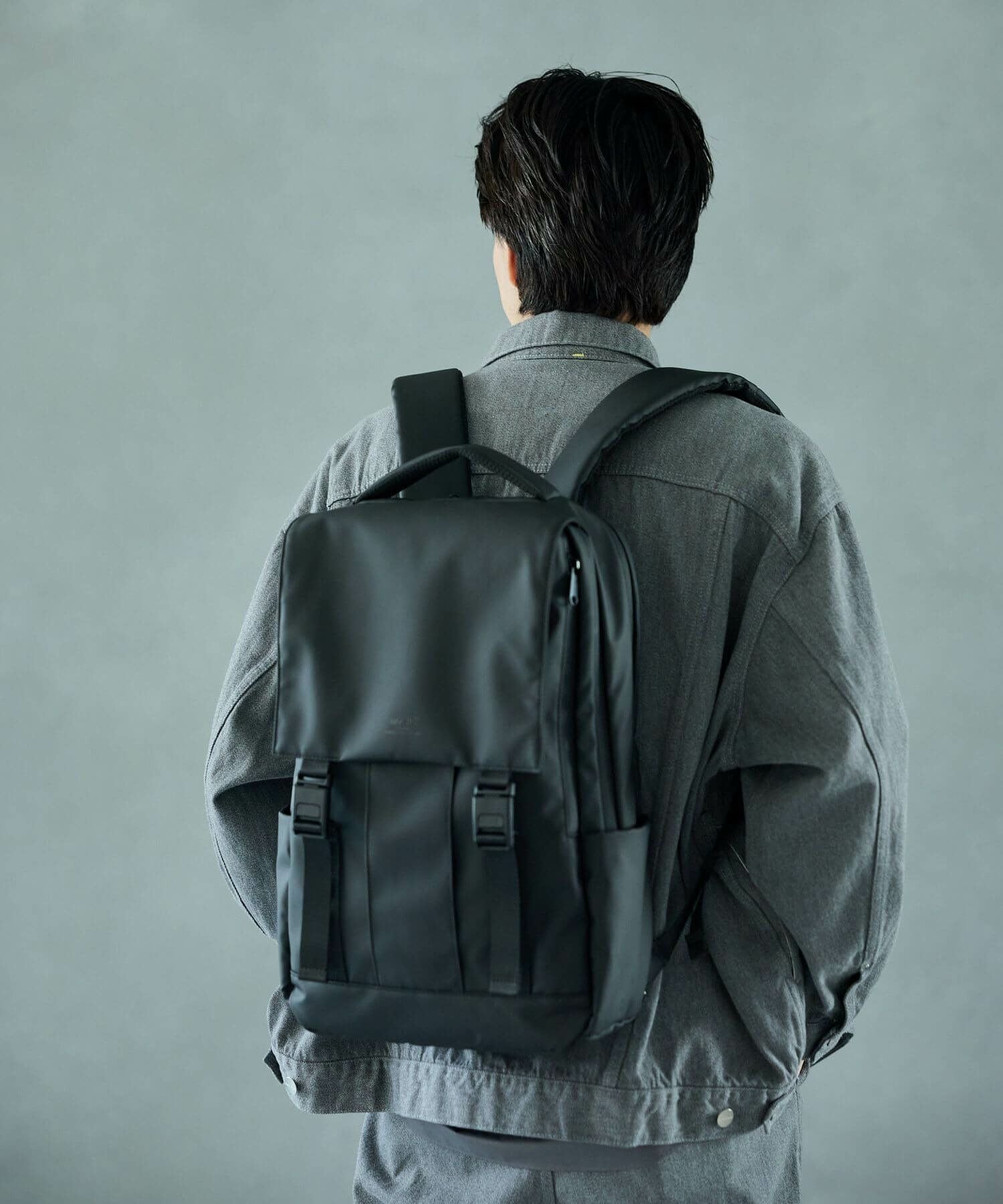 anello リュック バックパック 耐水 10ポケット PC収納 キャリーオン マグネットバックル A4 M.F.GAMMA ATS1281