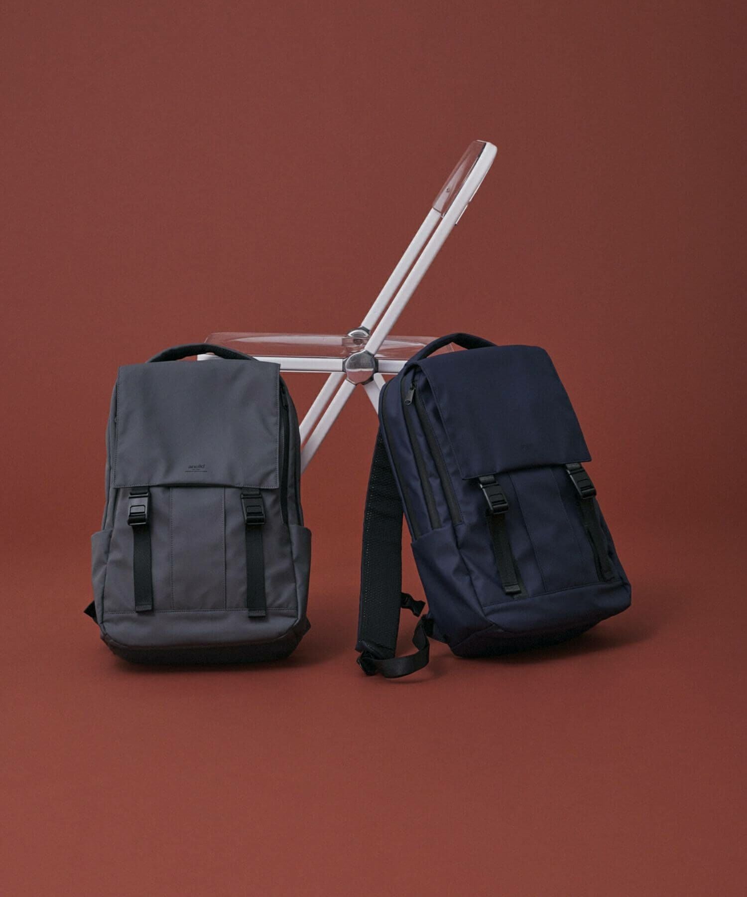 anello リュック バックパック 耐水 10ポケット PC収納 キャリーオン マグネットバックル A4 M.F.GAMMA ATS1281