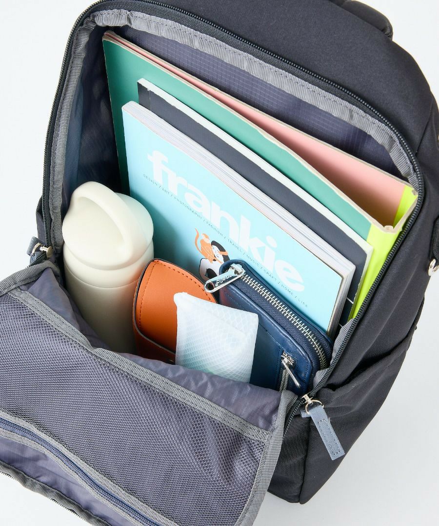 anello GRANDE リュック バックパック 両面撥水 軽量 PC収納 キャリーオン A4 FITTY GTM0833