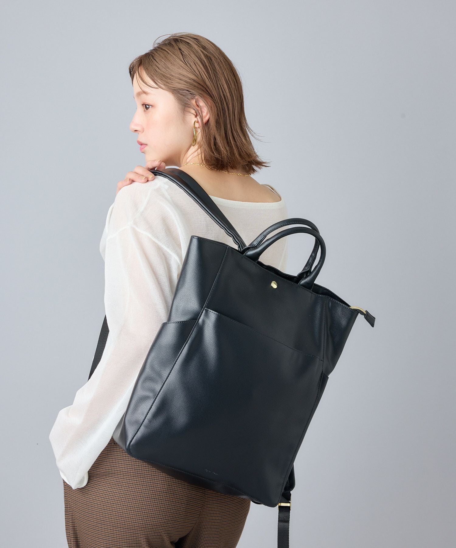 Legato Largo リュック バックパック PC収納 たすかるっかばん 軽量 カクシボ お手入れ楽々 A4 たすかるっかばん LH-F3374