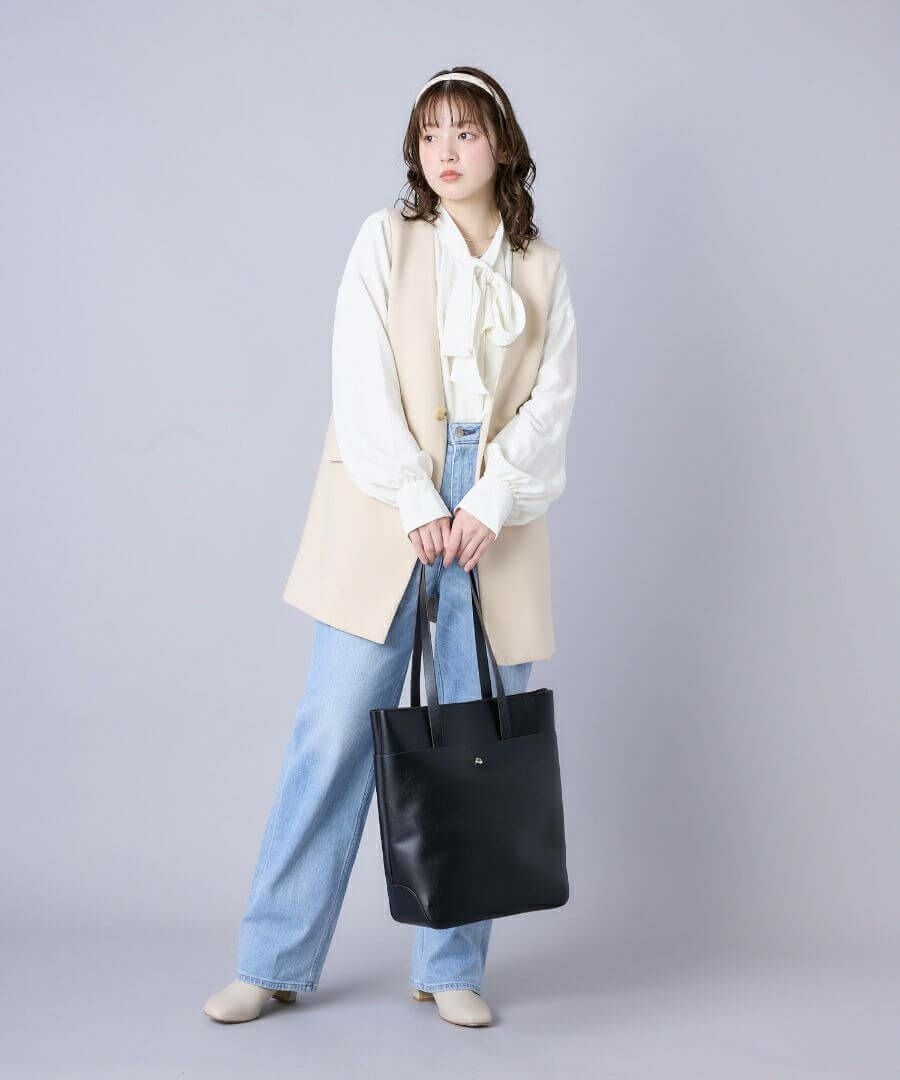 Legato Largo トートバッグ 軽量 縦型 13インチPC収納 A4 かるいかばん LG-P0120