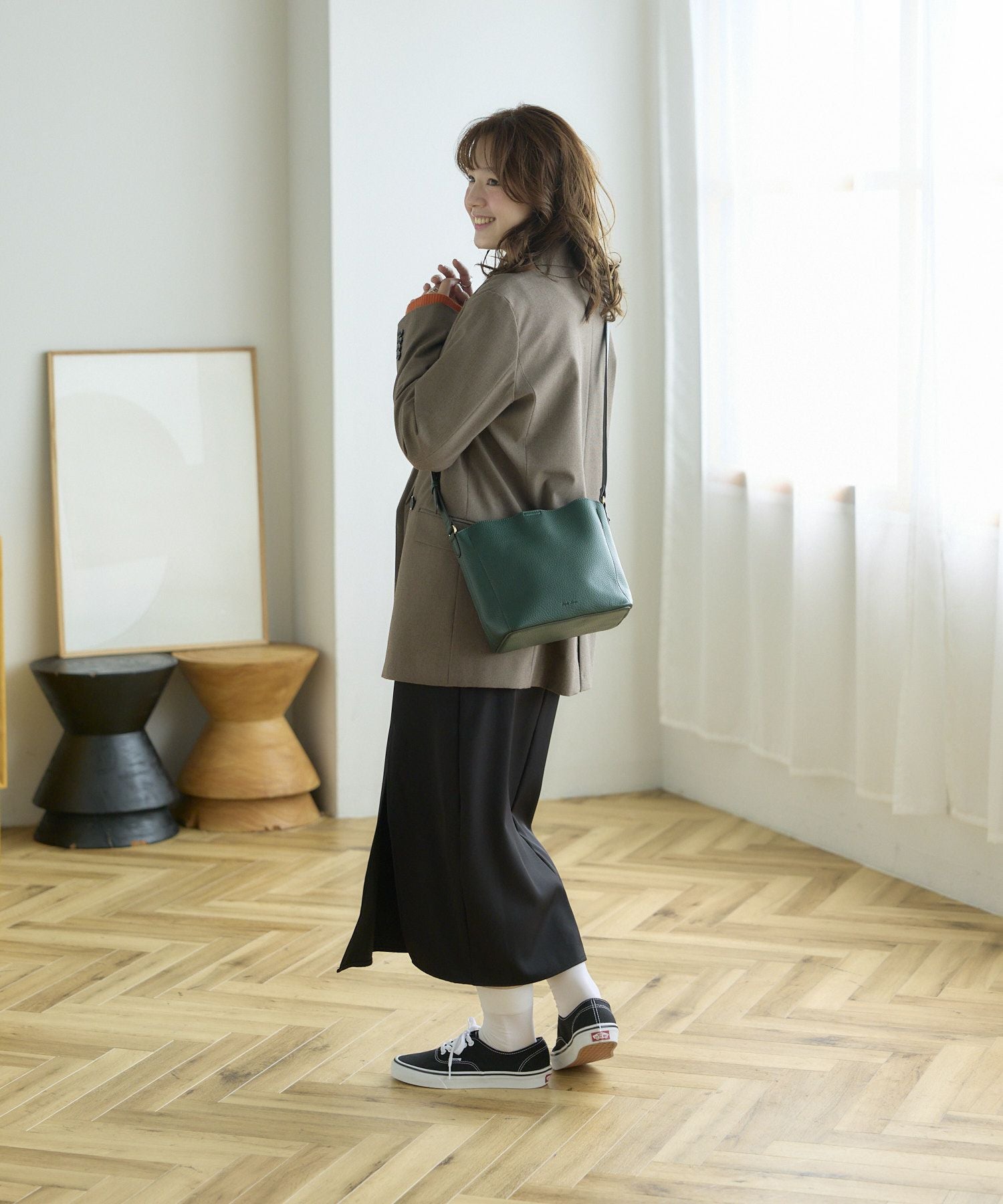 Legato Largo ショルダーバッグ 軽量 3室仕様 自立 A5 レトロシボ LH-D1372