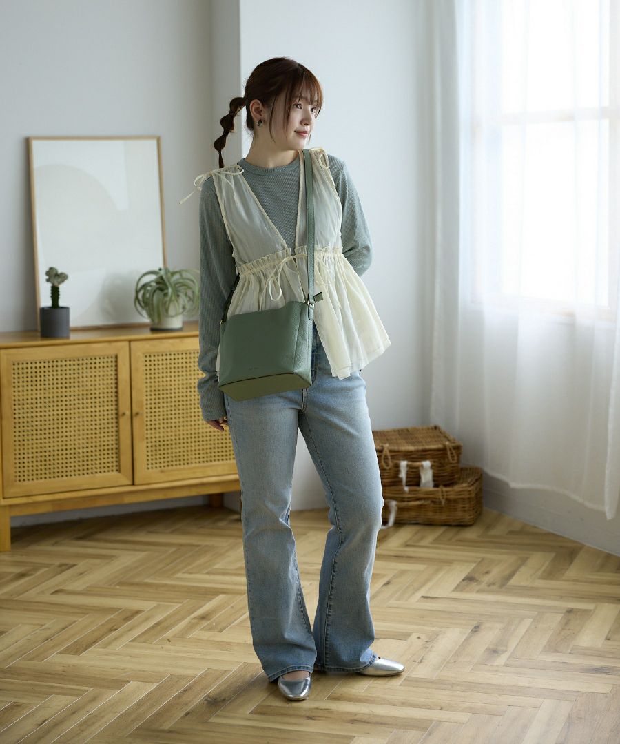 Legato Largo ショルダーバッグ 軽量 3室仕様 自立 A5 レトロシボ LH-D1372