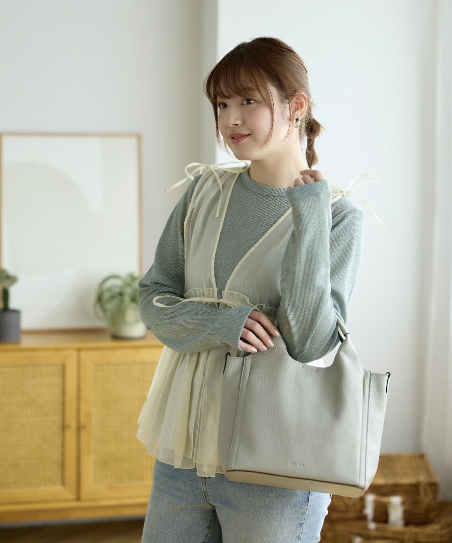 Legato Largo トートバッグ 軽量 2WAY 3室仕様 自立 A5 レトロシボ LH-D1373