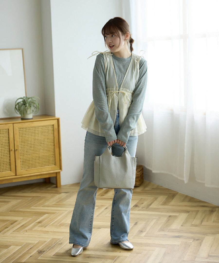 Legato Largo トートバッグ 軽量 2WAY 3室仕様 自立 A5 レトロシボ LH-D1373