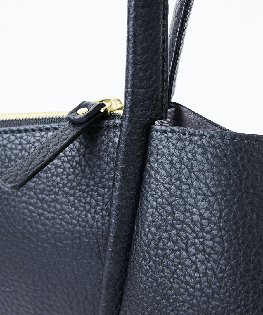 Legato Largo トートバッグ 軽量 自立 マグネット＆ファスナー開閉 A4 レトロシボ LH-D1375