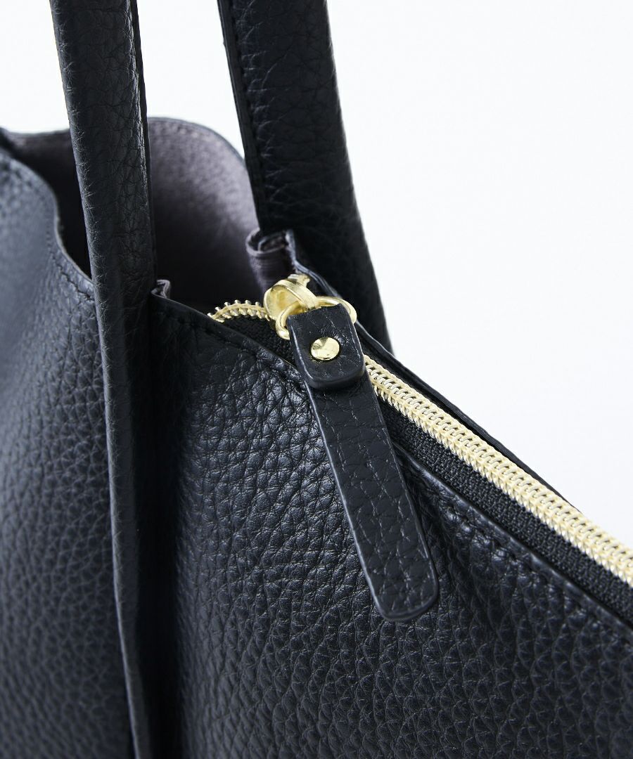 Legato Largo トートバッグ 軽量 自立 マグネット＆ファスナー開閉 A4 レトロシボ LH-D1375