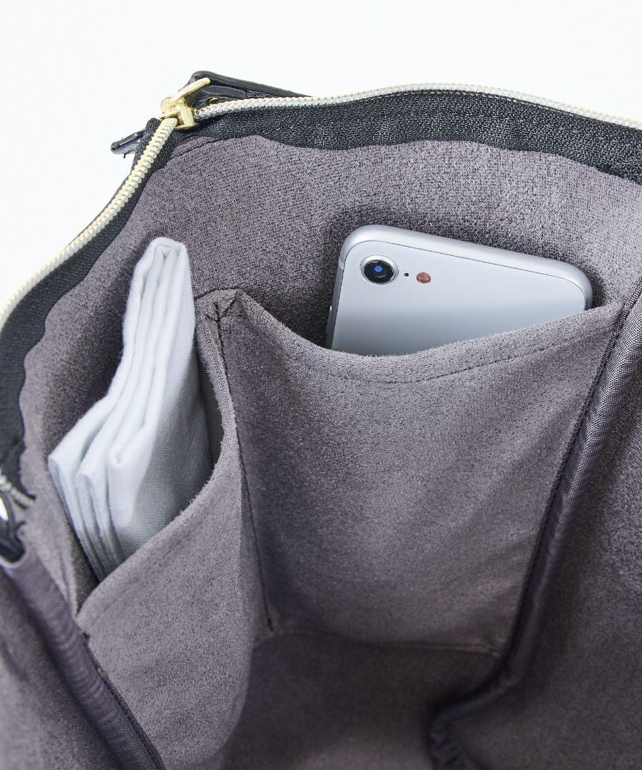 Legato Largo トートバッグ 軽量 自立 マグネット＆ファスナー開閉 A4 レトロシボ LH-D1375