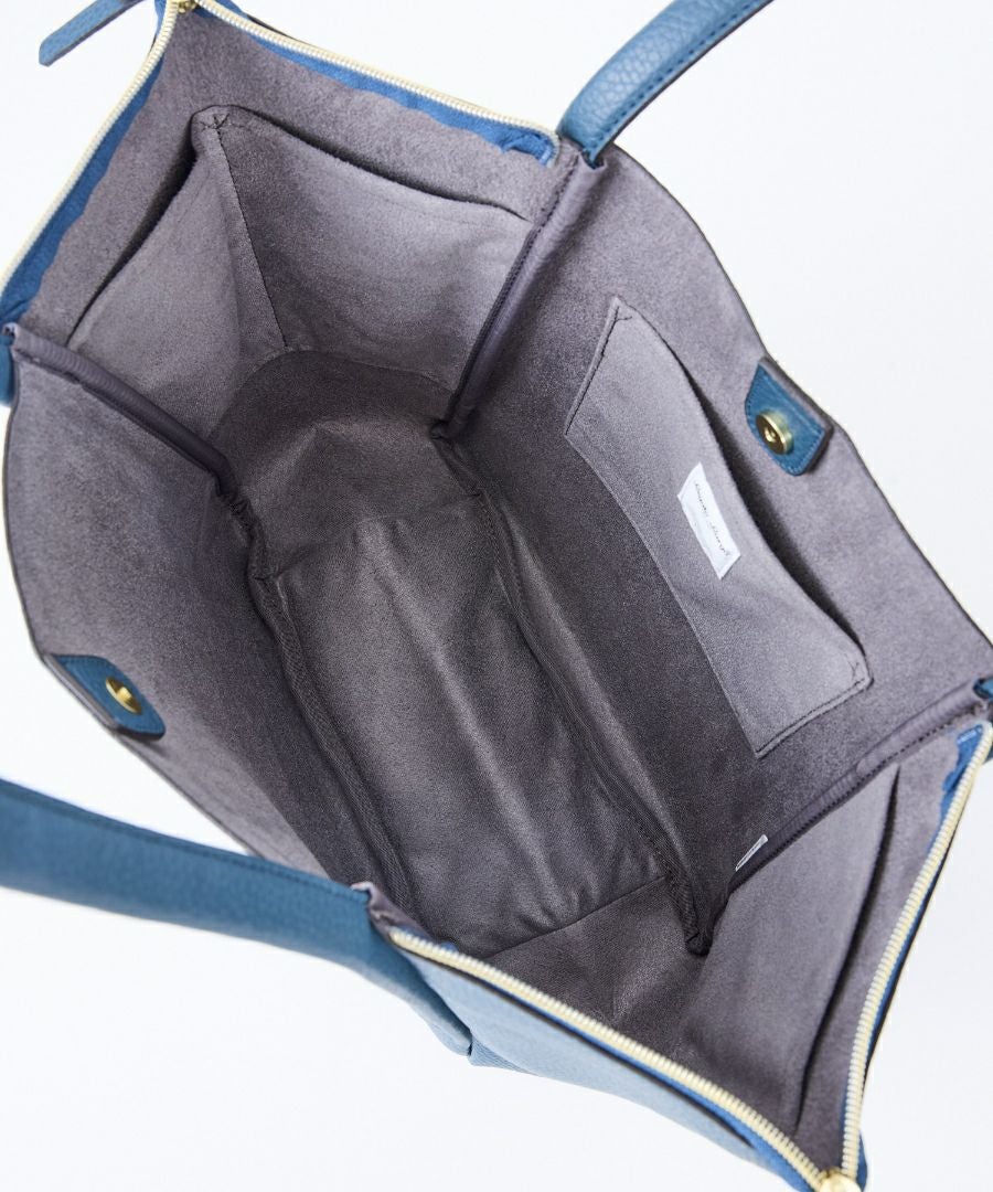 Legato Largo トートバッグ 軽量 自立 マグネット＆ファスナー開閉 A4 レトロシボ LH-D1375