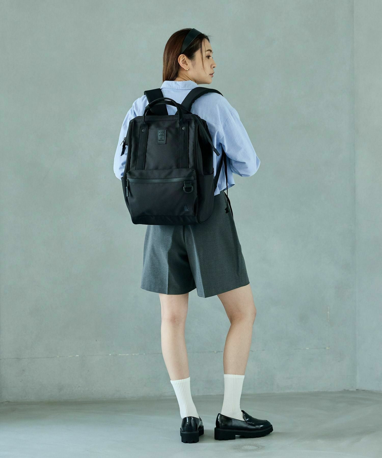 anello リュック バックパック 撥水 口金 A4 EXPAND5 ATB4844