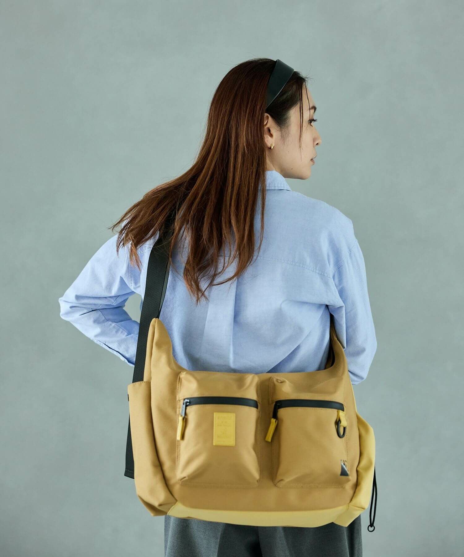 anello ショルダーバッグ 撥水 ショルダーパッド付き A4 EXPAND5 ATN1181