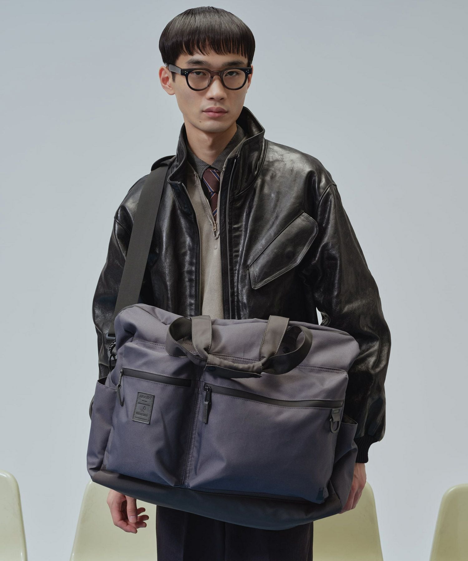 anello ボストンバッグ 撥水 容量35L ショルダーパッド付き A3 EXPAND5 ATN1182