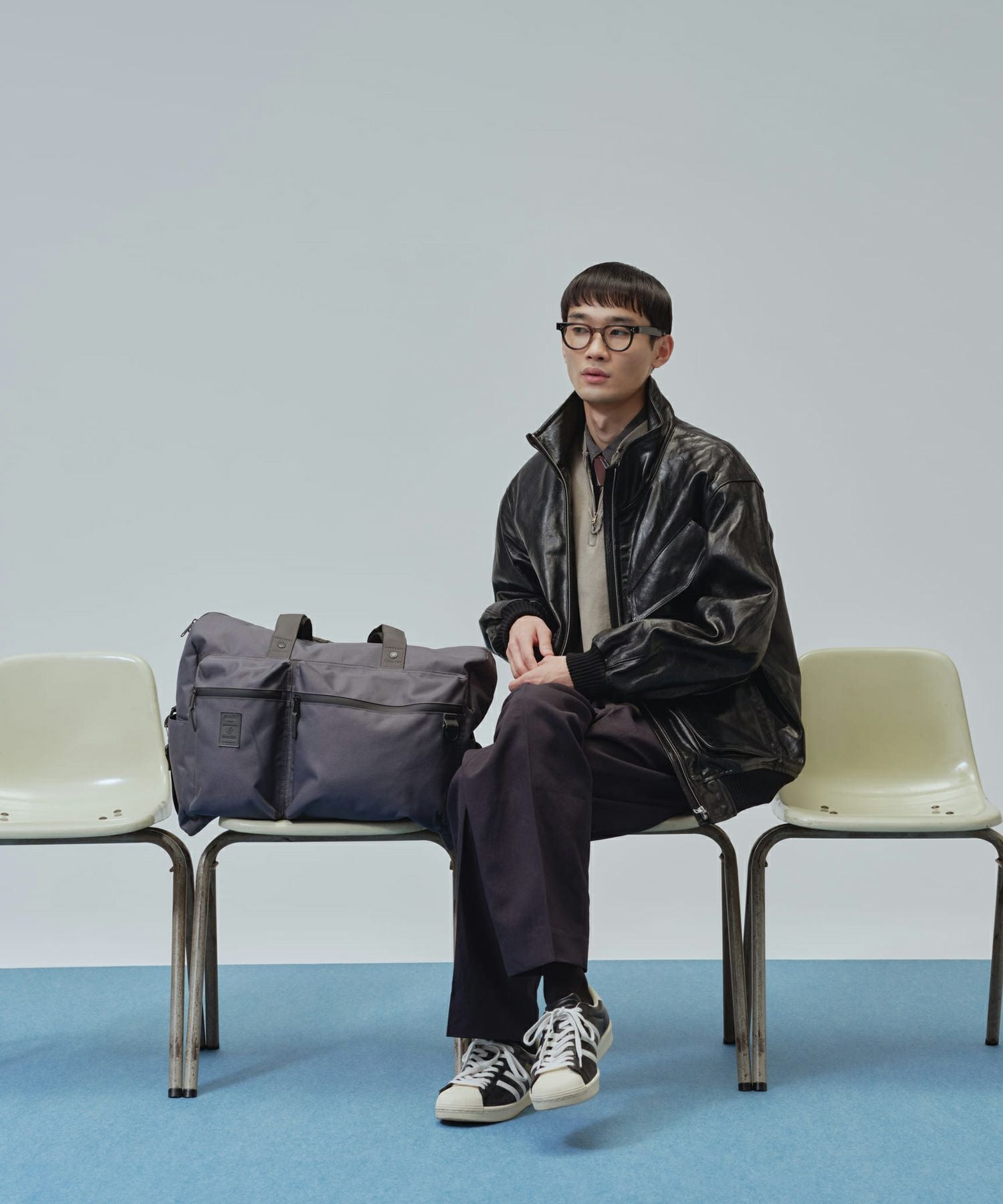 anello ボストンバッグ 撥水 容量35L ショルダーパッド付き A3 EXPAND5 ATN1182