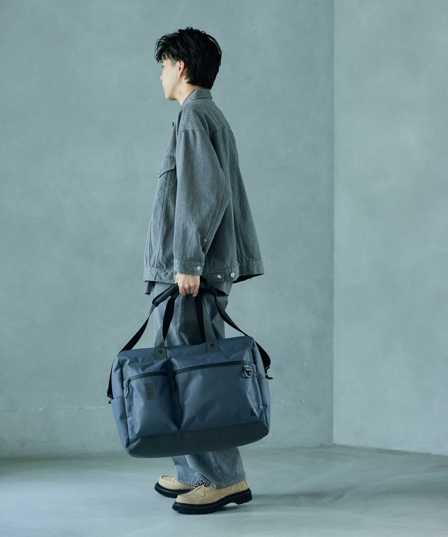 anello ボストンバッグ 撥水 容量35L ショルダーパッド付き A3 EXPAND5 ATN1182