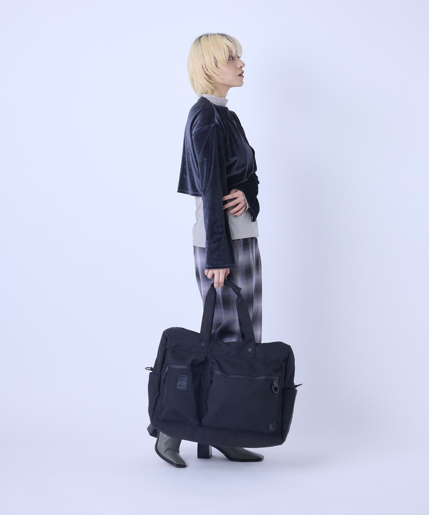 anello ボストンバッグ 撥水 容量35L ショルダーパッド付き A3 EXPAND5 ATN1182