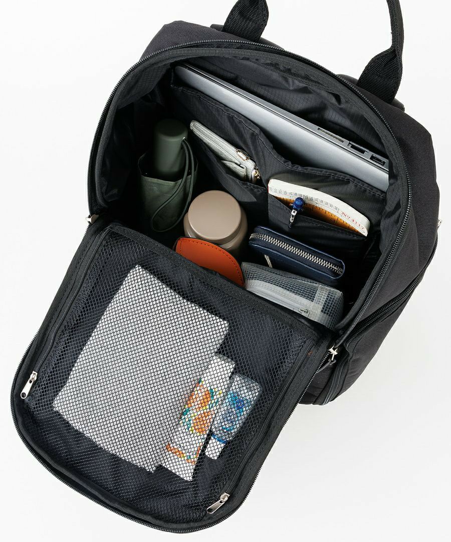 anello GRANDE リュック バックパック 両面撥水 PC収納 キャリーオン セキュリティーポケット A4 置けルンです!2 GTH3612