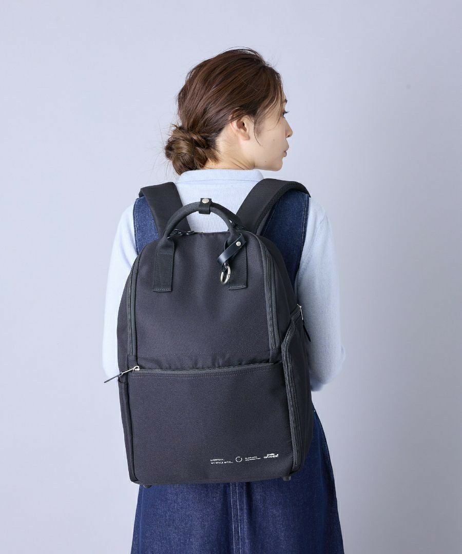 anello GRANDE リュック バックパック 両面撥水 PC収納 キャリーオン セキュリティーポケット A4 置けルンです!2 GTH3612
