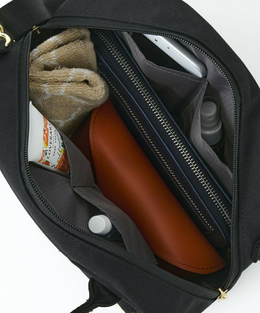 anello GRANDE ショルダーバッグ両面撥水 軽量 10ポケット 2WAY Dかん A5 MART GTM0862