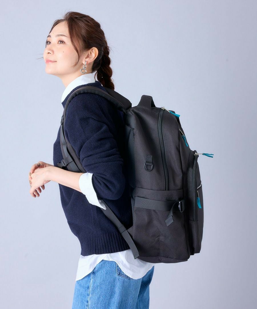 anello GRANDE リュック バックパック 両面撥水 大容量 35L 多機能 10ﾎﾟｹ PC収納 ｷｬﾘｰｵﾝ ﾁｪｽﾄｽﾄﾗｯﾌﾟ Dかん A4 BUDDY GTM0871