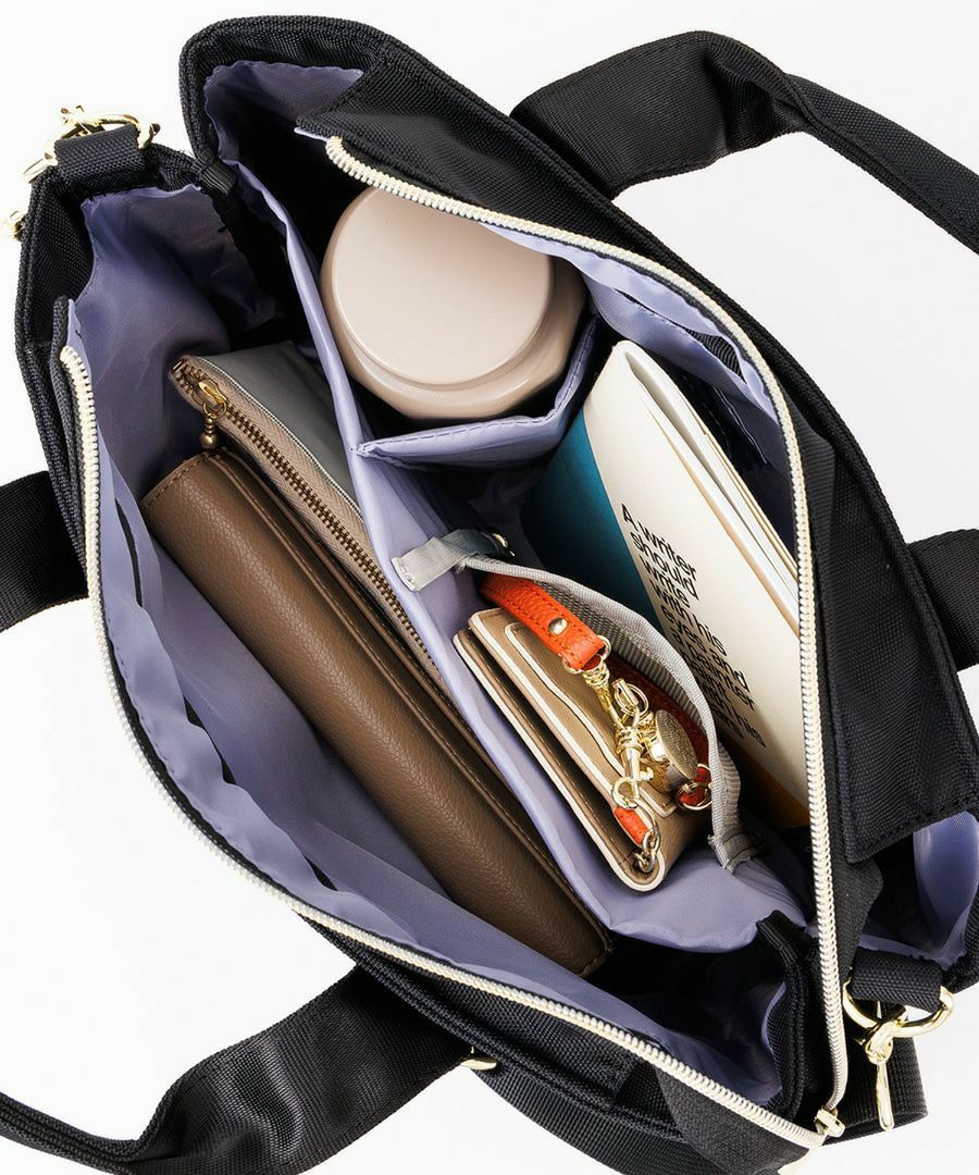 Legato Largo ショルダーバッグ 簡探バッグ 撥水 整理整頓 仕切り A5 簡探バッグ LT-F3411