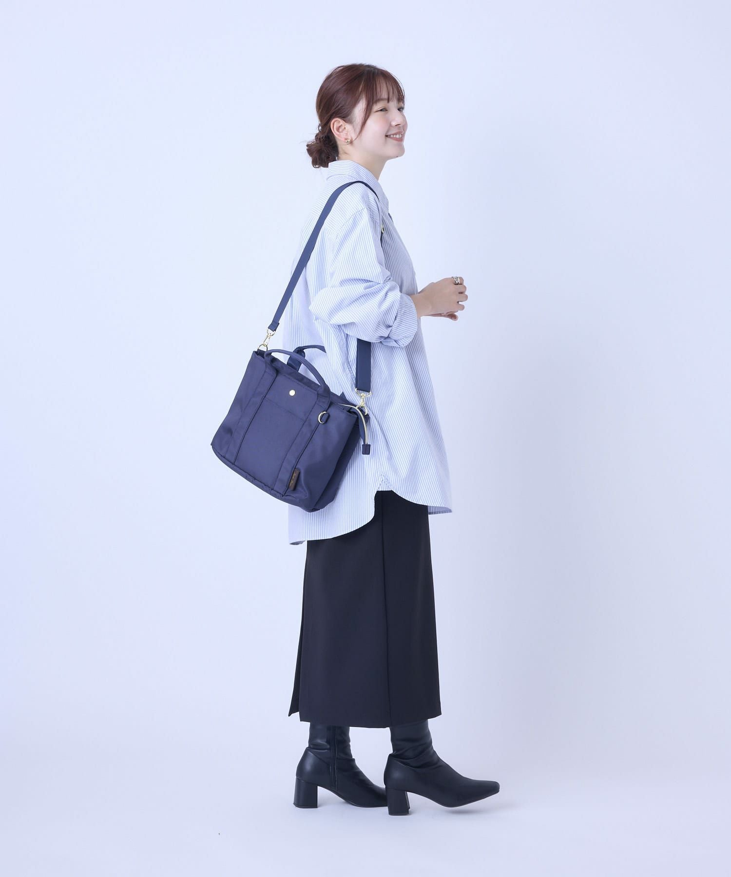 Legato Largo ショルダーバッグ 簡探バッグ 撥水 整理整頓 仕切り A5 簡探バッグ LT-F3411