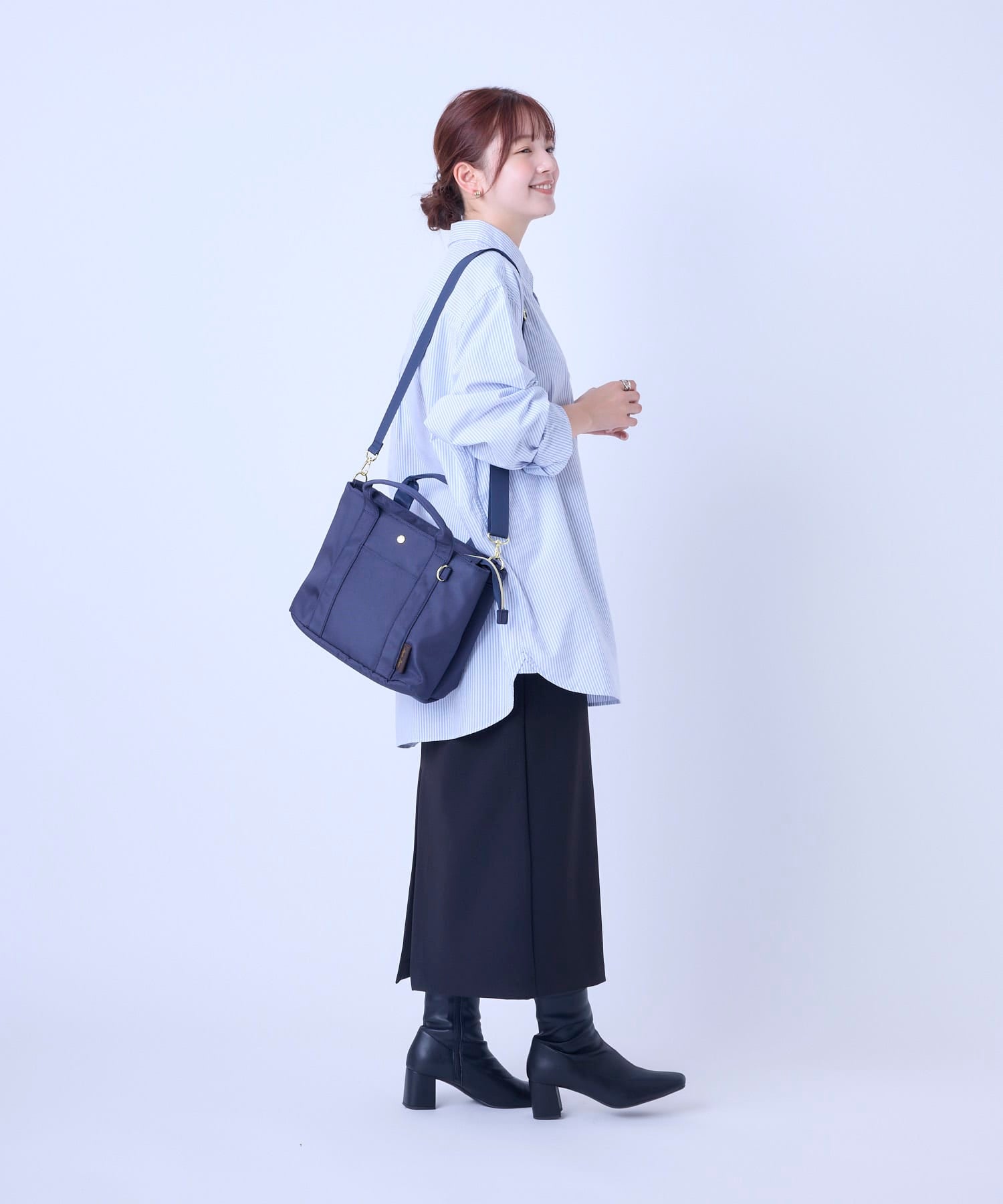 Legato Largo ショルダーバッグ 簡探バッグ 撥水 整理整頓 仕切り A5 簡探バッグ LT-F3411