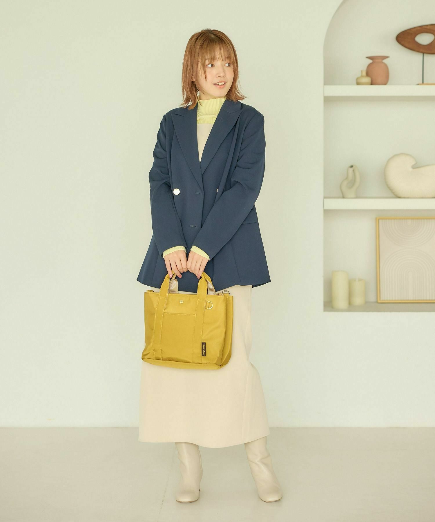 Legato Largo ショルダーバッグ 簡探バッグ 撥水 整理整頓 仕切り A5 簡探バッグ LT-F3411